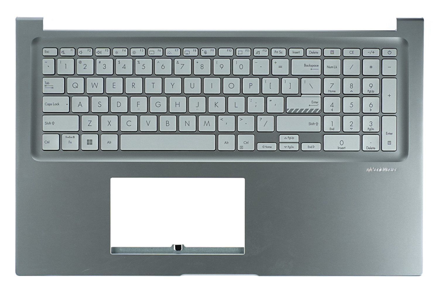 Asus VivoBook 17 American silver backlit keyboard - 90NB13X1