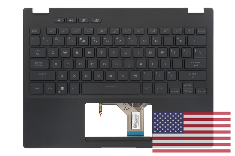 AsusROGFlowAmericanblackbacklitkeyboard-90NR04H1-R31US0