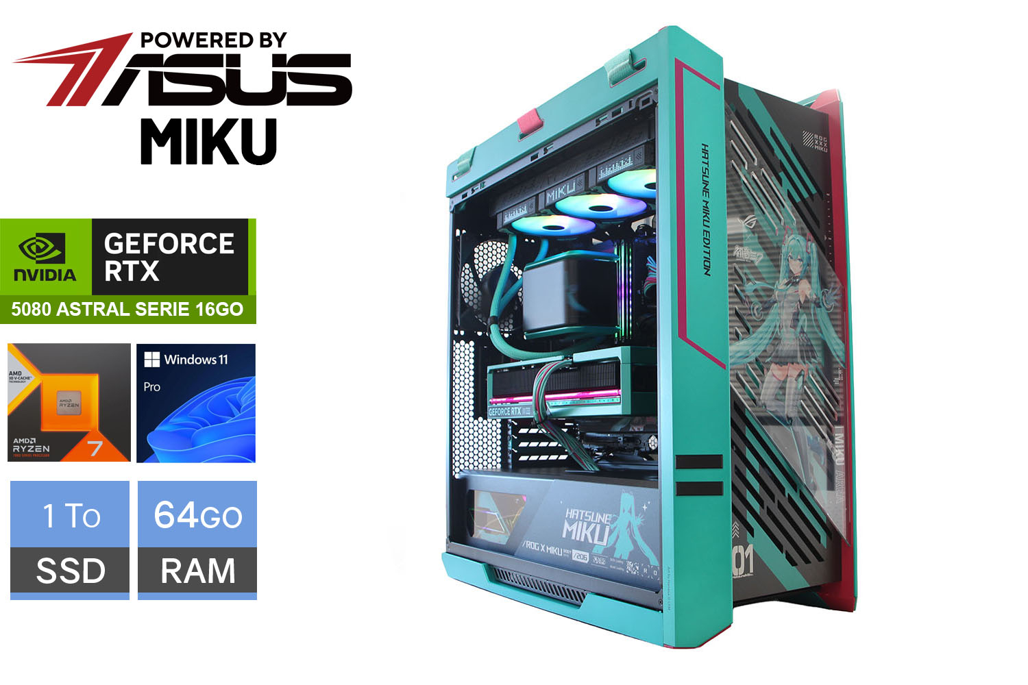 ASUS x Miku Limited Edition: Take advantage of our flagship