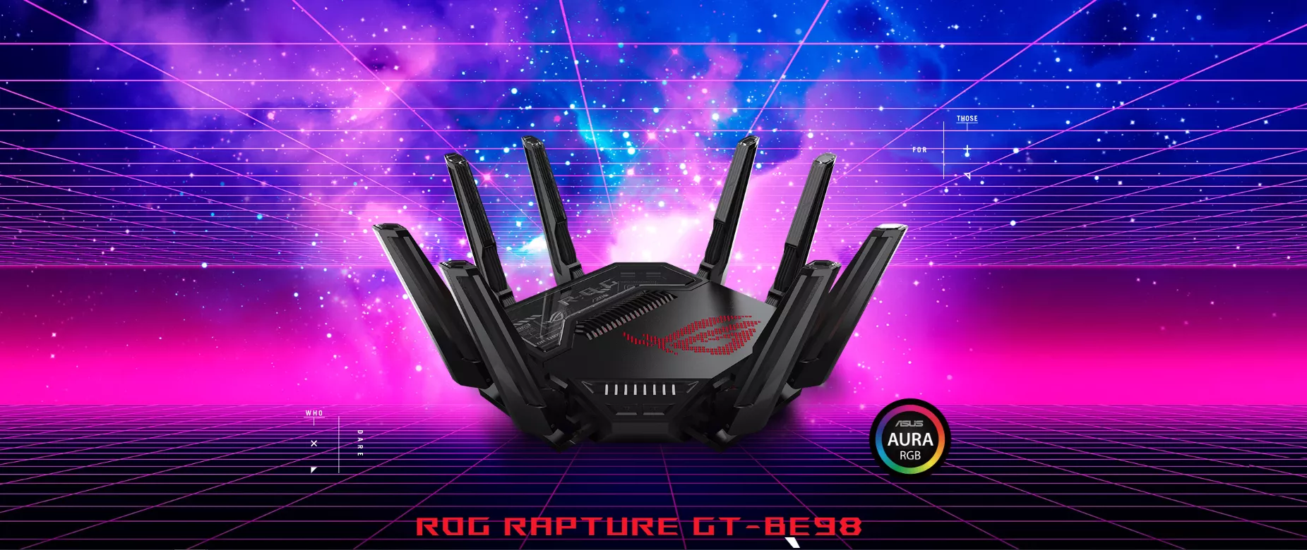 ROG Rapture GT-BE98 router | Official Asus Website - Accessoires Asus