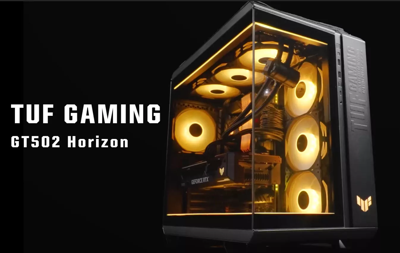ASUS TUF GAMING GT502 HORIZON TG ARGB Black Case | Official Asus