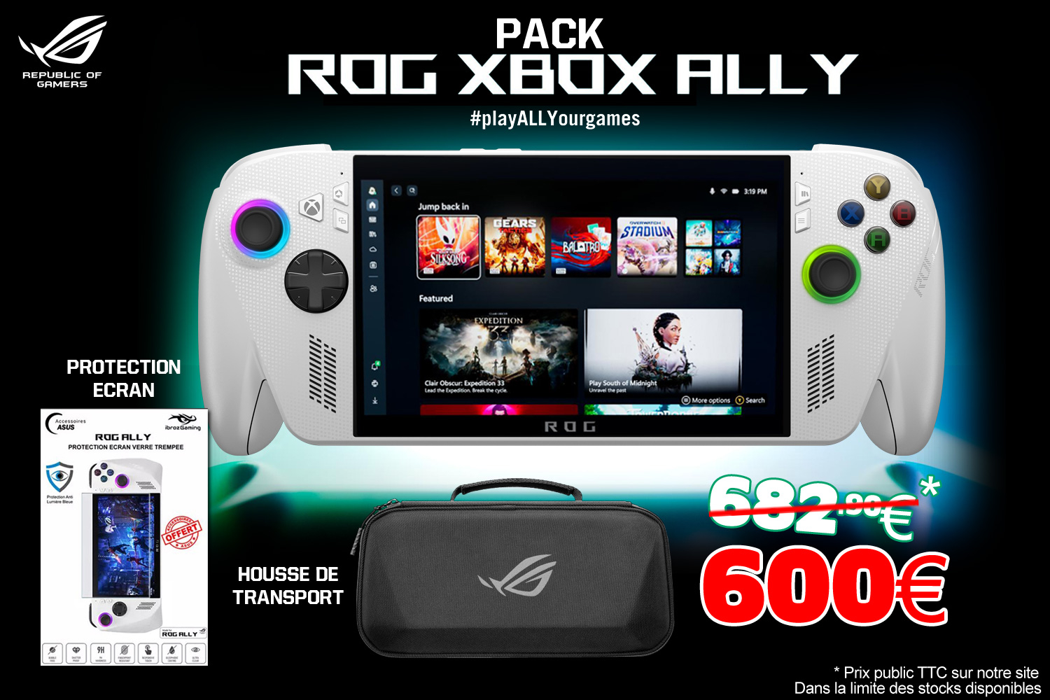 ROG Xbox Ally X y ROG Xbox Ally – Disponible el 16 de octubre de 2025
