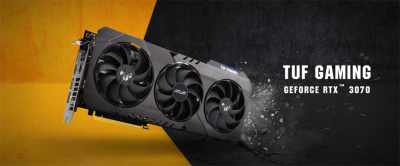 Gaming Offer TUF RTX3070 O8G + PSU Strix 1000W 80+ Gold 