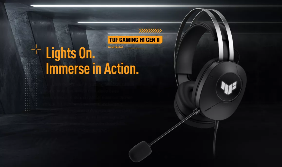 Asus TUF Gaming H1 Gen II Headset | Comfort & Gaming Immersion