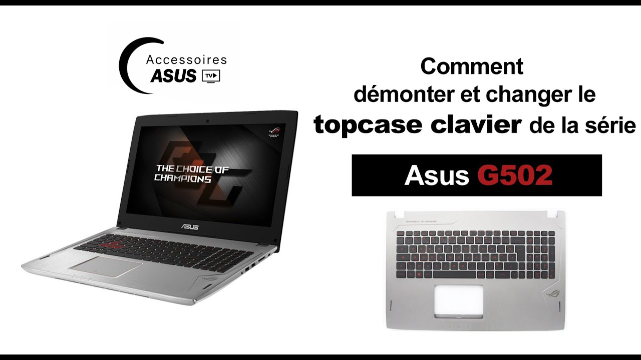 PC Portable Gamer ASUS ROG G502VS – I7, 16Go RAM, GTX 1070, 1To + 256Go SSD, 15,6"