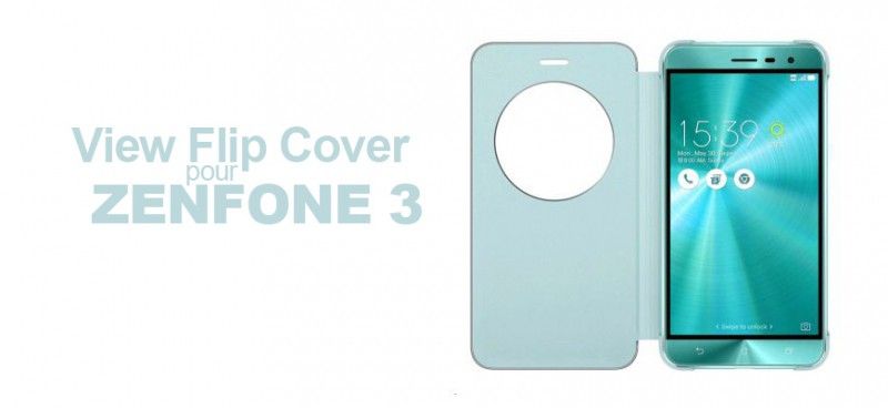 Blue View Flip Cover For Zenfone 3 Accessoires Asus